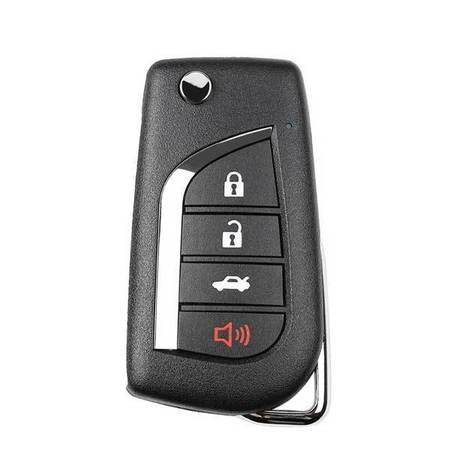 XHORSE Xhorse: Toyota Style / 4-Button Universal Remote Key for VVDI Key Tool (Wired) XHS-XKTO10EN